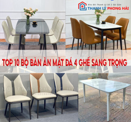 bo-ban-an-mat-da-4-ghe-1-431x400 Top 10 Bộ Bàn Ăn Mặt Đá 4 Ghế Sang Trọng Dưới 5 Triệu Hot Trend  