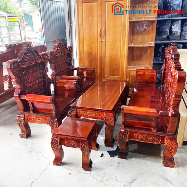 Bộ Salon Gỗ Hoàng Gia Đẳng Cấp Mới 99% 2
