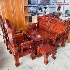 Bộ Salon Gỗ Hoàng Gia Đẳng Cấp Mới 99% 2 Bộ Salon Gỗ Hoàng Gia Đẳng Cấp Mới 99% 6