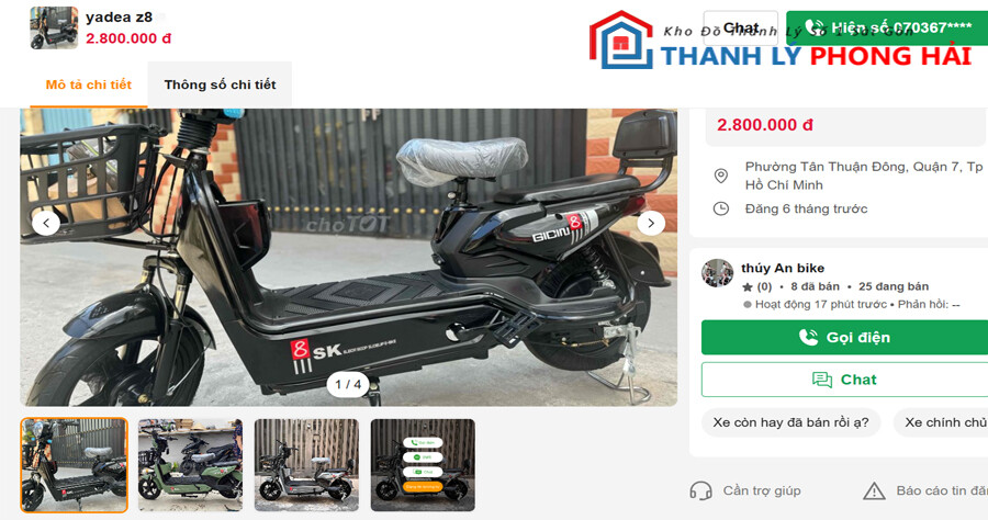 xe-dap-dien-cu-gia-re-7 Top 10 Cửa Hàng Thanh Lý Xe Đạp Điện Cũ Tại TPHCM  