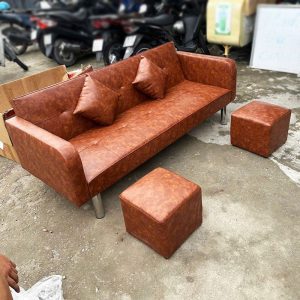 Bộ Sofa Bed Bọc Da Cao Cấp Mới 99% Giá Rẻ – (nhiều màu) 7 Bộ Sofa Bed Bọc Da Cao Cấp Mới 99% Giá Rẻ – (nhiều màu)