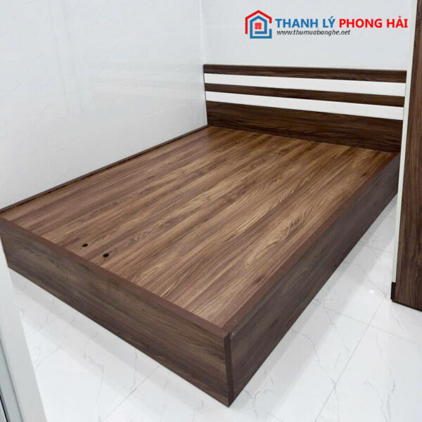 Thanh Lý Giường Gỗ CN 1m6 Ốp Chỉ Nhiều Mẫu Mới 99%