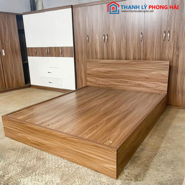 Thanh Lý Giường Ngủ MDF 1m6 Nhiều Màu Mới 99%