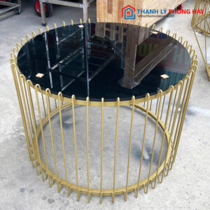 Thanh Lý Bàn Tròn Sofa Mặt Kính Nhiều Mẫu Mới 99%