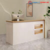 Thanh Lý Quầy Lễ Tân Gỗ MDF Dài 1m4 Mới 99%