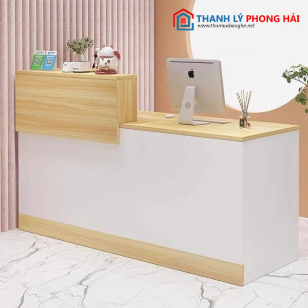 Thanh Lý Quầy Lễ Tân Kiểu Nhỏ Gọn Mới 99%
