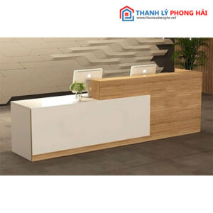 Thanh Lý Quầy Lễ Tân Thiết Kế Thanh Lịch Mới 99%