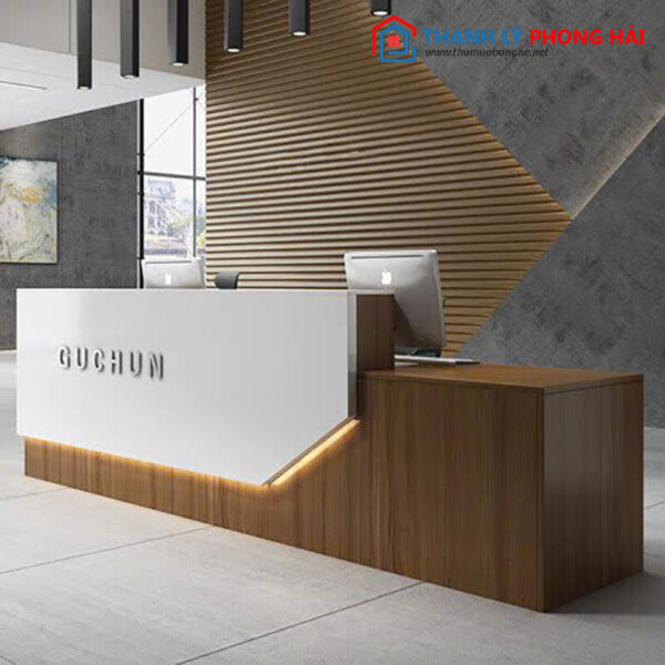 Thanh Lý Quầy Lễ Tân Tối Giản Hiện Đại Mới 99%