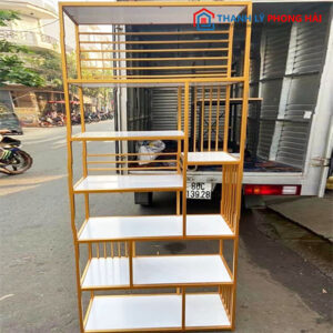 Thanh Lý Kệ Hồ Sơ Gỗ CN Màu Trắng Vàng Mới 99%