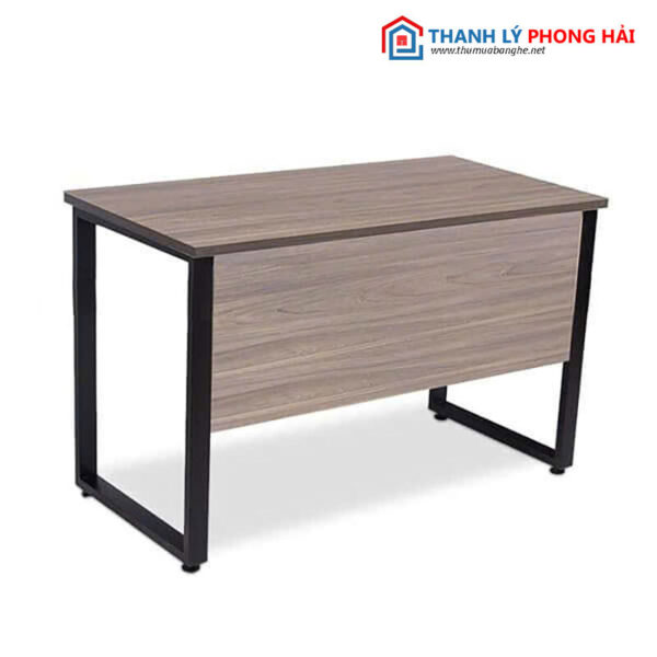 Thanh Lý Bàn Làm Việc Chân Sắt Có Bửng Che 1m2 Mới 99%