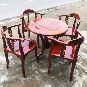 Thanh Lý Bộ Bàn Trà Gỗ Tràm 4 Ghế Mới 99% 2 Thanh Lý Bộ Bàn Trà Gỗ Tràm 4 Ghế Mới 99%