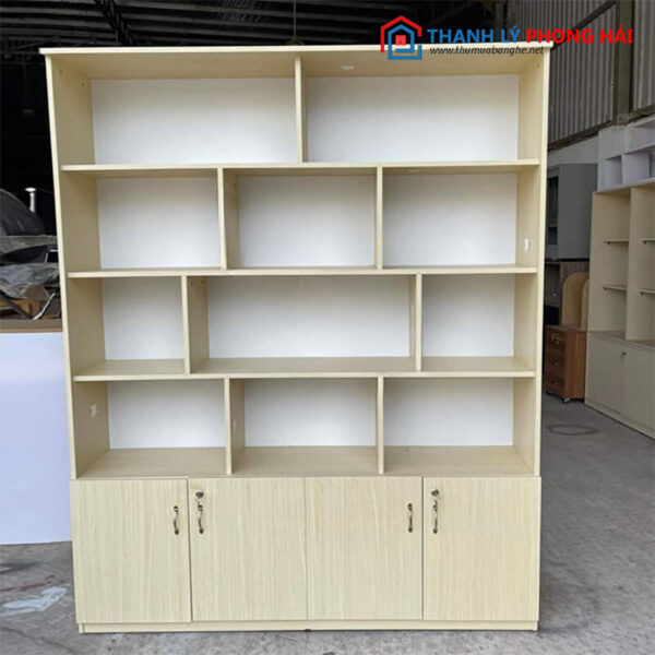 Thanh Lý Tủ Hồ Sơ 1m4 Màu Sáng Mới 99%