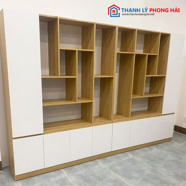 Thanh Lý Tủ Hồ Sơ 2m4 Nhiều Ngăn Mới 99%