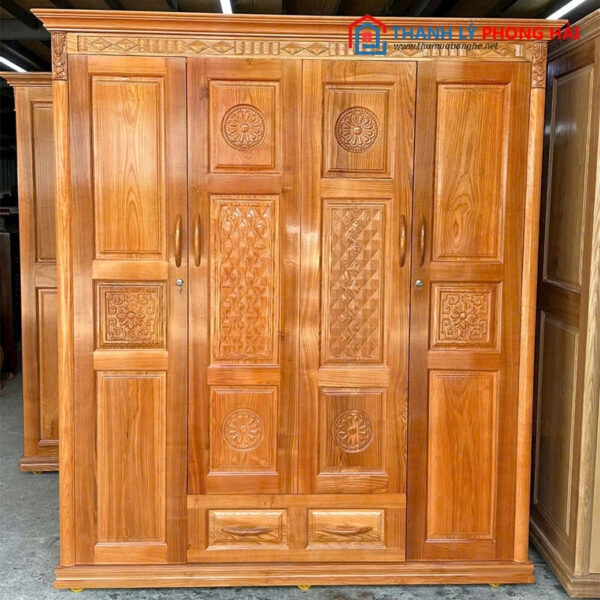 Thanh Lý Tủ Quần Áo Gỗ Sồi Nhiều Size Mới 99%