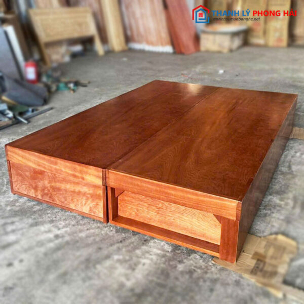 Thanh Lý Trường Kỷ Gấp Sofa Sập Xoan Đào Mới 99%
