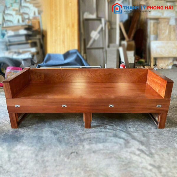 Thanh Lý Trường Kỷ Gấp Sofa Sập Xoan Đào Mới 99%