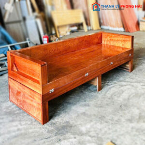 Thanh Lý Trường Kỷ Gấp Sofa Sập Xoan Đào Mới 99%
