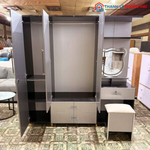Thanh Lý Tủ Nhựa Kèm Bàn Trang Điểm 1m85 Mới 99%