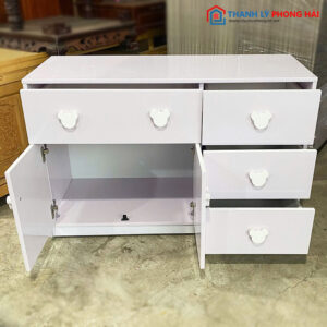 Thanh Lý Tủ Nhựa Mini 1m Màu Kem Mới 99%