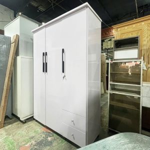 Thanh Lý Tủ Quần Áo 3 Cánh 1m25 Màu Nâu Vân Gỗ Mới 99%