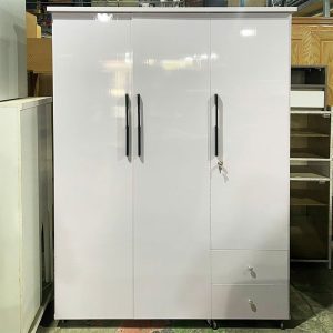 Thanh Lý Tủ Quần Áo 3 Cánh 1m25 Màu Nâu Vân Gỗ Mới 99%