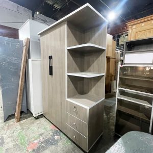 Thanh Lý Tủ Quần Áo Nhựa 2 Cánh 1m25 Kèm Kệ Góc Mới 99%