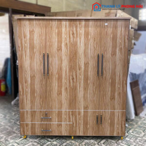 Thanh Lý Tủ Quần Áo Nhựa 4 Cánh 1m6 Mới 99%
