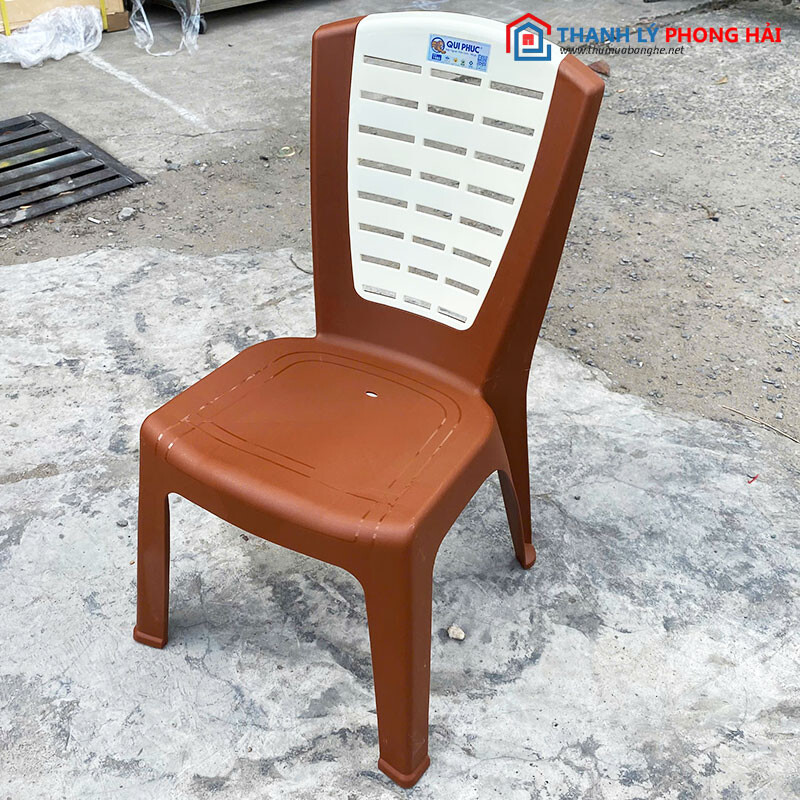 ghe-nhua-quy-phuc-nau-xanh-moi-99-2 Ghế Nhựa Qui Phúc Nâu Và Xanh Mới 99%  