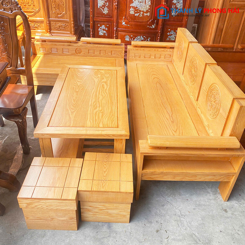 Bộ Salon 2m Góc L Gỗ Sồi Cao Cấp Mới 99% (Nhiều Màu) bo-salon-2m-goc-l-go-soi-1 Bộ Salon 2m Góc L Gỗ Sồi Cao Cấp Mới 99% (Nhiều Màu)