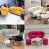 Thanh Lý Bộ Sofa Bọc Nhung Vỏ Sò Mới 99% (Nhiều Mẫu)