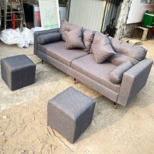 Thanh Lý Bộ Sofa Bọc Vải Kèm 4 Gối Mới 99% (Nhiều Mẫu)