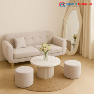 Thanh Lý Bộ Sofa Bọc Vải Đệm Mút Nhiều Mẫu Mới 99%