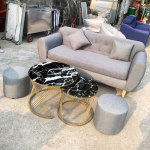 Thanh Lý Bộ Sofa Bọc Vải Đệm Mút Nhiều Mẫu Mới 99%