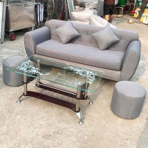 Thanh Lý Bộ Sofa Bọc Vải Đệm Mút Nhiều Mẫu Mới 99%