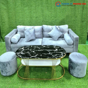 Thanh Lý Bộ Sofa Bọc Vải Kèm 4 Gối Mới 99% (Nhiều Mẫu)