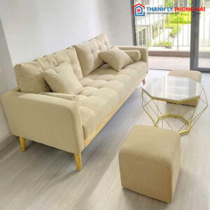 Thanh Lý Bộ Sofa Bọc Vải Kèm 4 Gối Mới 99% (Nhiều Mẫu)