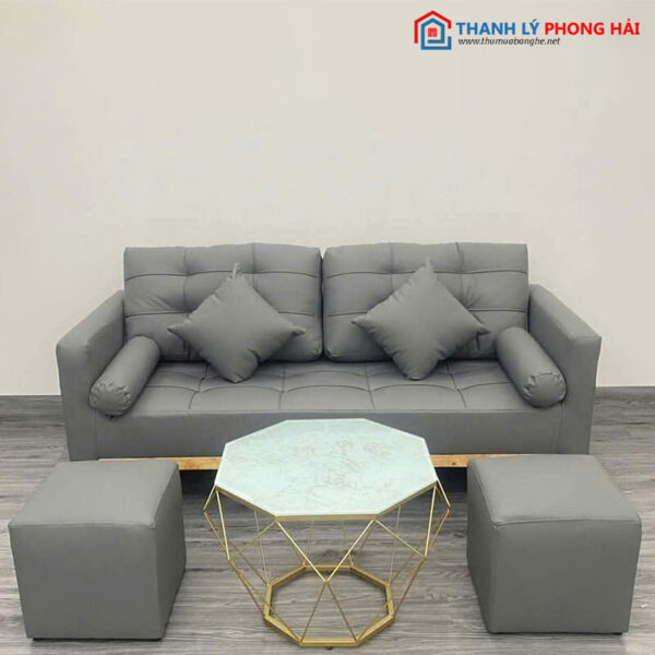 Thanh Lý Bộ Sofa Bọc Vải Kèm 4 Gối Mới 99% (Nhiều Mẫu)