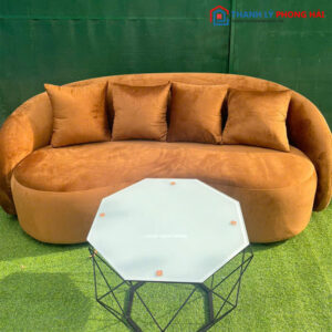Bộ Sofa Cong Kèm Bàn Sang Trọng (Nhiều Mẫu) Mới 99%