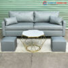 Bộ Sofa Da Kèm Bàn Kim Cương Mới 99% (Nhiều Mẫu)