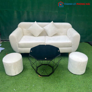 Bộ Sofa Kèm Bàn Kim Cương Nhiều Màu Mới 99%