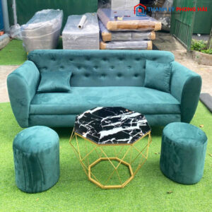 Bộ Sofa Kèm Bàn Kim Cương Nhiều Màu Mới 99%