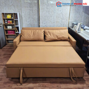 Sofa Bed Gấp Thông Minh Bọc Da Mới 99% (Nhiều Màu)