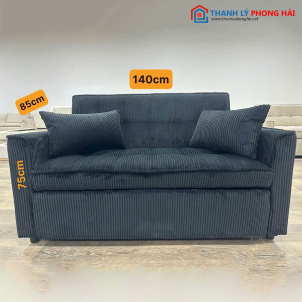 Thanh Lý Sofa Bed Nhung Gân Nhiều Màu Mới 99%