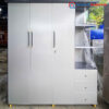Tủ Quần Áo Nhựa 3 Cánh 1 Kệ 1m6 Mới 99%