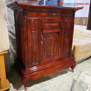 Tủ Thờ Gỗ Tràm 1m27 Cao Cấp Mới 99%