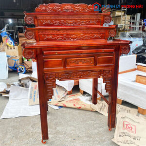 Tủ Thờ Gỗ Tràm 3 Tầng 1m27 Mới 99%