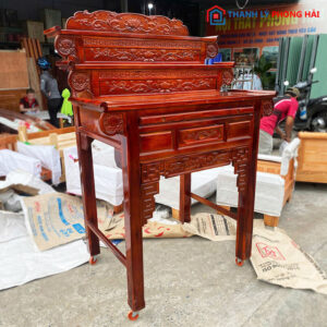 Tủ Thờ Gỗ Tràm 3 Tầng 1m27 Mới 99%