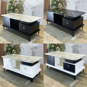 Thanh Lý Bàn Sofa 1m - 1m2 Mặt Đá Vân Mới 99%