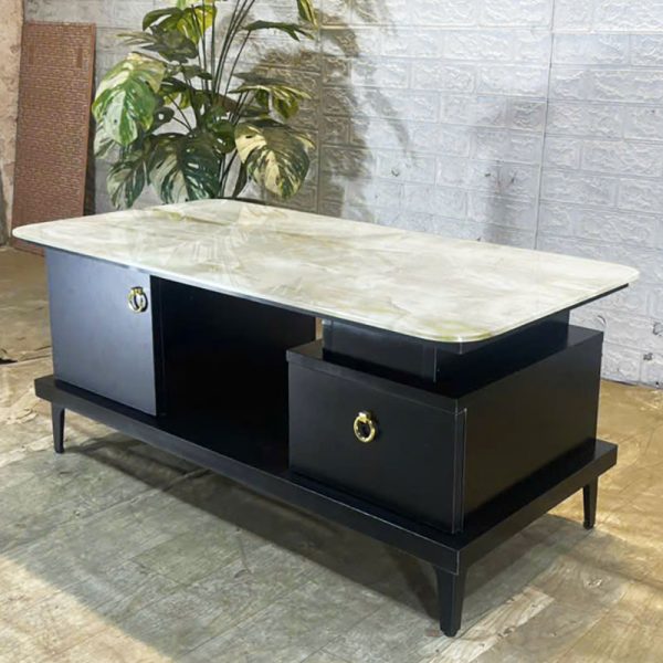 Thanh Lý Bàn Sofa 1m - 1m2 Mặt Đá Vân Mới 99%