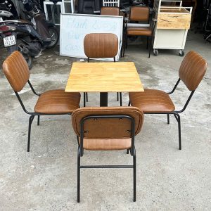 Bộ Bàn Ghế Cafe Kiểu Dáng Hiện Đại Mới 99%